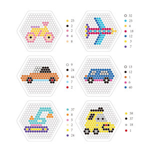 <span class=keywords><strong>Kit</strong></span> <span class=keywords><strong>de</strong></span> <span class=keywords><strong>démarrage</strong></span> créatif pour enfants Perles fusibles Arts & Crafts Accessoires Set Avion & Voiture Jouets sans chaleur Recharge Jouets éducatifs - Product Image 3