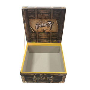 Caja de Regalo Rígida Estilo Cofre del Tesoro con Tapa y Correa de Sujeción, Empaque Premium para Coleccionables de Anime, Sets Sorpresa y Artículos Coleccionables - Product Image 4
