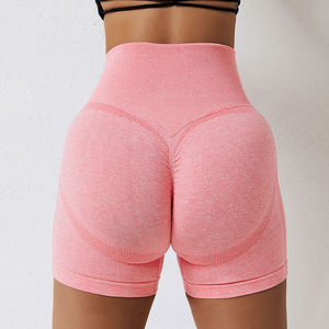 Venta caliente Gym Leggings Shorts Seamless Butt Lifting Cintura alta Deporte Fitness Workout Mujeres Yoga Shorts Leggings para mujeres - Product Image 1