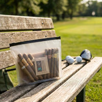 cigares, barrière anti-humidité, sac refermable debout pour voyage, emballage hermétique en feuille d’aluminium pour cigares