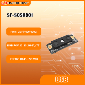 Kích thước nhỏ 2MP USB2.0 84 độ 3D Nhận dạng khuôn mặt 360 Camera kép mô-đun <span class=keywords><strong>USB</strong></span> - Product Image 3