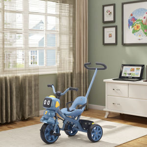 <span class=keywords><strong>Triciclo</strong></span> Plegable para Niños Bebés de 3 <span class=keywords><strong>Ruedas</strong></span> con Mango Desmontable, <span class=keywords><strong>Triciclo</strong></span> para Niños, Andador para Bebés - Product Image 6