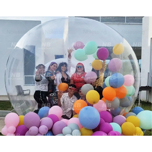 Kids Party PVC Inflatable Bubble Tent UV Resistant Outdoor Use <b>Balloon</b> House 20240206 Bubble Filled TPU Tent Fun Inflatabl - Product Image 1