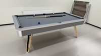 Table de billard 3 en 1 en ardoise, fournisseur chinois, 8/9 pieds, table de billard américaine standard