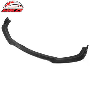 Lèvre de pare-chocs avant compatible avec Honda Civic 2019-2021 Spoiler IKON V4 Noir Mat Kit carrosserie haute qualité Pièces auto - Product Image 3