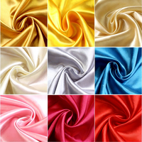 Harga Pabrik Kain Satin Poliester 100% Berkilau untuk Gaun Pengantin, Kain Crepe Terpilin dengan Pola Pewarnaan Benang untuk Pakaian Rumah Wanita