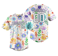 Maillot de Baseball Personnalisé Full Botton Fête de Vacances T-shirts Personnalisé Nom Logo Numéro Adulte Enfants Formation Activewear Uniforme