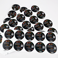 Etiquetas Adhesivas Redondas Personalizadas con Logotipo, Impresión de Etiquetas de Productos para Aceite Capilar, Vinilo Impermeable en Rollo, con Código QR