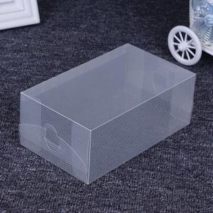 Boîte en plastique transparente personnalisée boîte cadeau PVC automatique à fond crochet boîte d'emballage RPET dégradable - Product Image 3