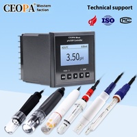 Contrôleur de pH personnalisable, acidimètre industriel, affichage numérique, capteur de qualité de l'eau, sonde d'électrode, support ODM