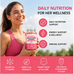 Gommes multivitaminées pour femmes avec vitamines et minéraux pour marque privée OEM - Product Image 4