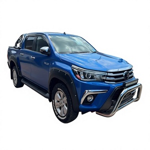 Pick-up Toyota Hilux d'occasion bleu 2020, double cabine, diesel turbo, automatique, cuir, alliage d'aluminium, toit ouvrant panoramique, prêt à rouler - Product Image 1