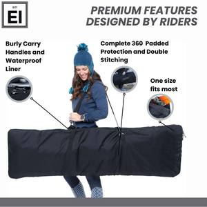 Bolsa de viaje para Snowboard al por mayor, muestra gratis, manipuladores de equipaje de lujo ajustables, ropa de esquí, bolsa combinada para Snowboard con Bota de esquí - Product Image 3