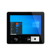 Terminal Punto de Venta Todo en Uno con Pantalla Táctil Plana Windows 10, Sistema POS con Escáner y Cámara