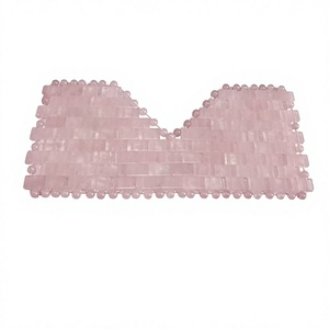 Eye Care Rose Quartz Eye Mask Sleep Pad For Cooling Sleeping Eye Covers - Product Image 3