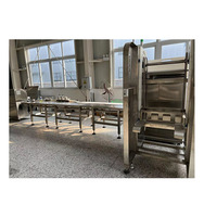 Machine à rouleaux de sushis automatique électrique robuste en acier inoxydable 304 avec moulin à riz, 3,5 kW, haute capacité, conforme HACCP