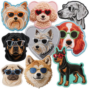 Вышитые патчи на заказ для куртки, шляпы, сумки, джинсовая одежда, винтажный цветочный дизайн, оптовая продажа - Product Image 1