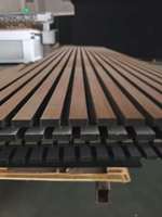 Panneaux acoustiques insonorisants modernes en placage de bois pour hôtels, écoles, maisons, salons, chambres et cuisines