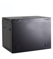 Armoire de serveur en acier 4U de 19 pouces avec serrure pour rack de serveur, en stock, armoire murale soudée