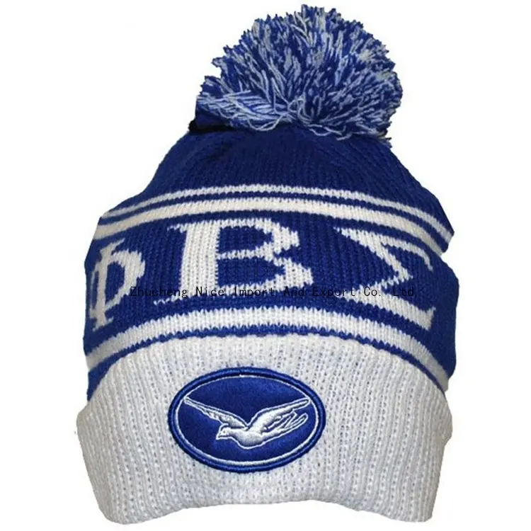 Высококачественная модная теплая зимняя вязаная шапка Phi Beta Sigma с греческими буквами