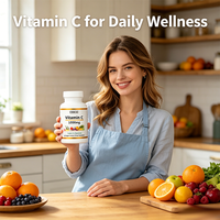 Complément Alimentaire OEM Vitamine C 1000mg en Capsules Végétales, 60 Unités, pour le Soutien Immunitaire et Cutané, Adulte, Durée de Conservation 24 Mois