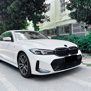 Bmw 3 Series G20 G21 2023 Starry Sky <b>Led</b> Grille Modification Front Bumper ABS Plastic All Black With <b>Lights</b> - Product Image 2