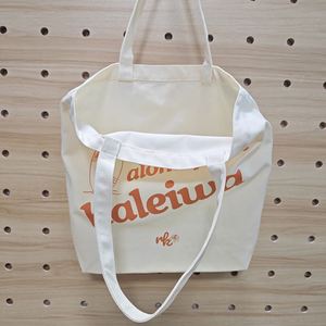 Wholesale Hawaii Souvenir <b>Bag</b> Large Horizontal Beach Tote <b>Bag</b> Heavy Custom Printed <b>Long</b> Handles Canvas Tote <b>Bags</b> - Product Image 3