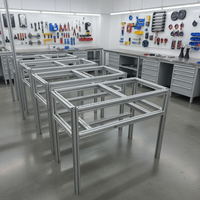 Profils en aluminium 4080, postes de travail à rainures en T, anodisés, 80160, extrusion à rainures en V, profil en aluminium T5 pour le pliage, aluminium personnalisé