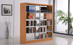 Estantería Giratoria Moderna para Libros, Ajustable, de Madera, Económica, para Bibliotecas Escolares - Product Image 3