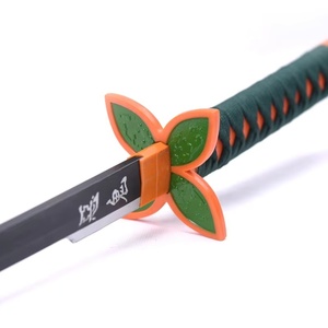 Spada Giocattolo in Bambù di <span class=keywords><strong>Demon</strong></span> Slayer Kochou Shinobu, Cosplay con Saya Bianca, 26'', Unisex, Disponibile a Basso Costo - Product Image 3