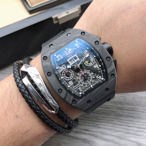 Modèle 2026 - Boîtier en fibre de carbone - Fabrication de haute qualité - Montre mécanique sportive pour homme - Product Image 5
