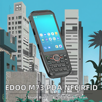Ordinateur portable Android 13 modèle M8, lecteur RFID/NFC, clavier robuste, scanner de codes-barres 2D, 6 Go de RAM, écran 4 pouces, PDA pour la logistique