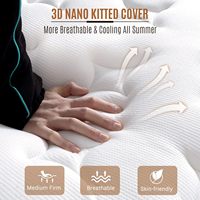 12 Zoll Gel Memory Foam Taschen feder Polyurethan High Density Foam Matratze Schlafzimmer möbel Matelas Rolling Matratze