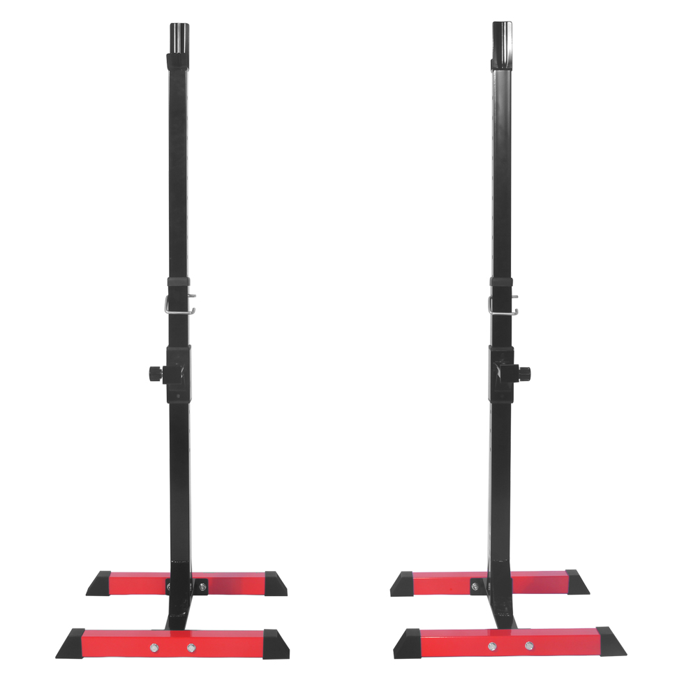 Adjustable squatting frame for weight lifting strength training in Gymnasium