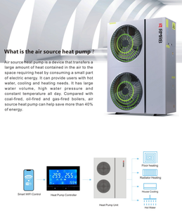 Pompe à chaleur air-eau EVI DC Inverter 16,8 kW R32/R410A, haute efficacité énergétique, contrôle intelligent, chauffage et refroidissement domestique - Product Image 4