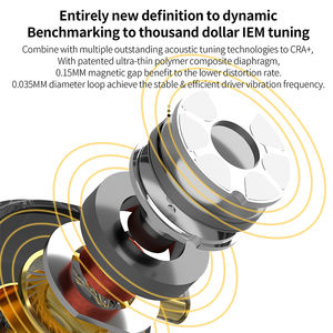 CCA CRA + HiFi dans l'oreille filaire casque moniteur casque antibruit Sport Gamer écouteurs écouteurs <span class=keywords><strong>KZ</strong></span> ZEX Pro CRA <span class=keywords><strong>C10</strong></span> C12 - Product Image 4