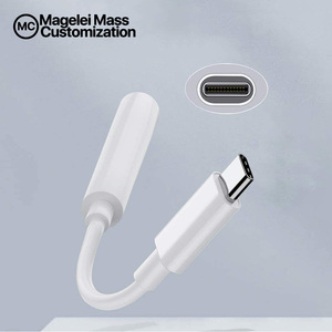 Magelei-Adaptador <span class=keywords><strong>USB</strong></span> tipo C a conector de auriculares, Cable de Audio, accesorios para teléfono móvil, 3,5mm, 3,5 MM, precio barato - Product Image 3