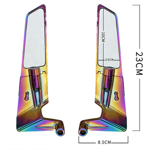 Tùy chỉnh titan-đốt nhôm hợp kim gương chiếu hậu cho xe máy và xe điện phổ cố định cánh phản xạ - Product Image 3