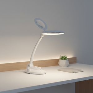 Lampe Loupe de Bureau Mains Libres 5 Dioptries LED Économe en Énergie avec Lumière et Support – Équipement de Beauté - Product Image 1
