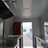 Camion d'aliments chinois multifonctionnel, avec générateur électrique, machine pour yaourt glacée, 1 pièce