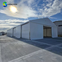Carpa de Aluminio, Estructura Resistente y Versátil, Carpa para Taller, Almacén, Carpa Temporal Fácil de Montar, Carpa para Eventos al Aire Libre