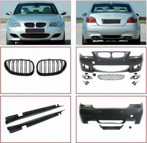 Kit de Carrocería de Fibra de Carbono para <span class=keywords><strong>BMW</strong></span> Serie 5 E60 2004-2010, Parachoques Delantero M5 Facelift, Difusor Trasero, Rejilla de Escape - Product Image 2