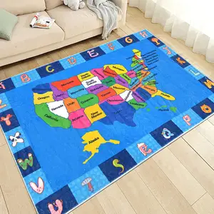 儿童地毯玩伴地毯-安全玩耍、学习和娱乐-儿童宝贝，儿童教育学习游戏垫