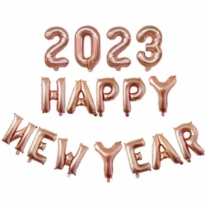 Ballons <span class=keywords><strong>de</strong></span> <span class=keywords><strong>bonne</strong></span> <span class=keywords><strong>année</strong></span> décorations d'arrière-plan 16 pouces mince or Rose ensemble <span class=keywords><strong>de</strong></span> ballons <span class=keywords><strong>de</strong></span> <span class=keywords><strong>bonne</strong></span> <span class=keywords><strong>année</strong></span> <span class=keywords><strong>2023</strong></span> - Product Image 2