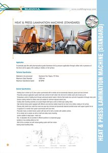 Équipement de conversion industrielle : Machine de laminage et de pressage à chaud standard pour film d'emballage souple, papier et feuille métallique - Product Image 3