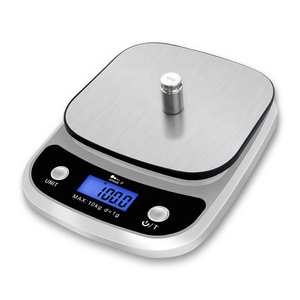 Elektronische Küchen waage aus Edelstahl <span class=keywords><strong>10kg</strong></span> 5kg 3kg 1g/0,1g Tragbare Lebensmittel waage Smart Auto Shut off Gewichts messung - Product Image 2