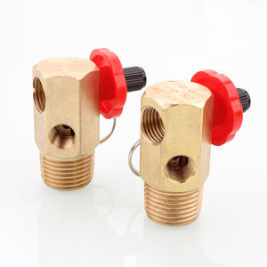 Mini Bomba de Aire Portátil con Válvula de Seguridad NPT1/2 ZG1/2 Roscada, Tipo de Escape de Presión Fija para Manguera de Inflador de Aire - Product Image 3