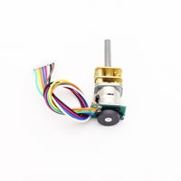 Moteur pas à pas miniature à aimant permanent DC 5V 4,0 mm à couple élevé 10 mm avec boîte de vitesses 20:1 et encodeur