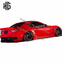 Kit carrosserie en fibre de carbone style LB pour Maserati GT : Lame de pare-chocs avant, ailes, jupes latérales, extensions d'ailes, spoiler arrière, kit carrosserie personnalisé