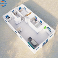 WinFair Préfabriqué Nouveau Design 40 Pieds Export Premium Préfabriqué Pliant Extensible Conteneur Maison Hut Hurricane pour l'Europe